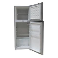 Volsmart VL-BCD138 138L Silver Refrigerator ,Double Door Fridge with Fast Cooling & Low Power Consumption+1YR WRTY