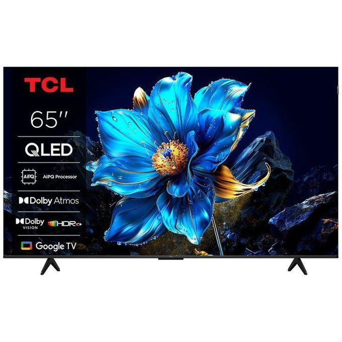 TCL 65T6C 65 Inch QLED 4K UHD Smart Google TV – Cinematic Dolby Vision HDR, Immersive Dolby Atmos Audio+FREE TILT WALL BRACKET +TV GUARD+1YR WRTY