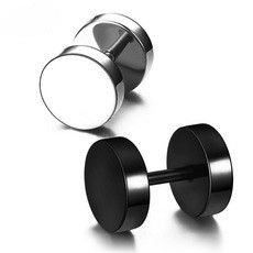 Simplism Cuffs & Wraps Round Man Fashion Korean version of magnet without ear holes, titanium steel ear clips, punk earrings, Magnetic earrings