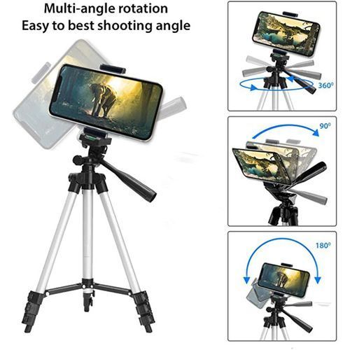 Adjustable Selfie Stick Mobile Phone Camera Stand Tripod + Bluetooth Remote Control