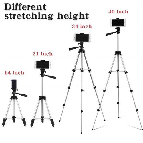 Adjustable Selfie Stick Mobile Phone Camera Stand Tripod + Bluetooth Remote Control