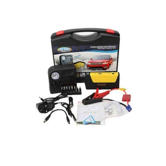 High Power Portable Car Jump Starter Kit And Air Compressor
