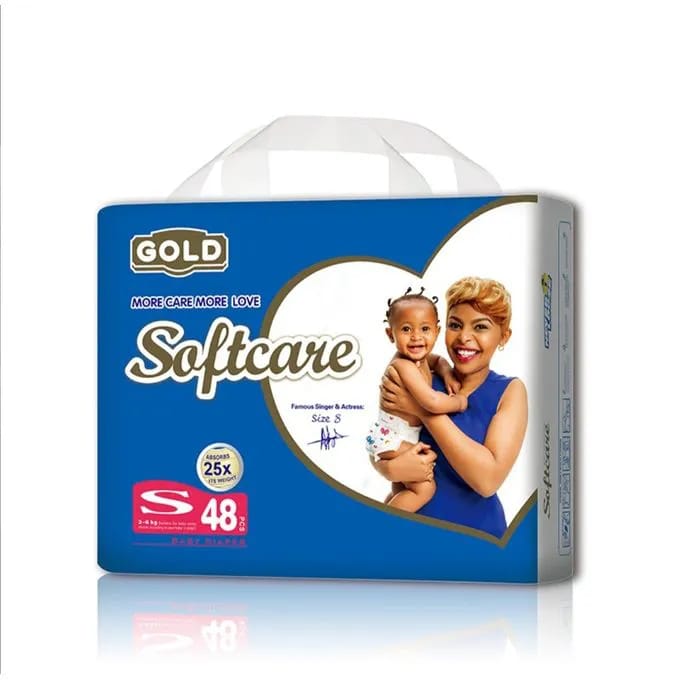 SHOW MORE CARE AND MORE LOVE TO YOUR BABY BY USING THISSoftcare Baby Diapers Small (3-6 Kg), 48 PcsSoftcare Baby Diapers are made of cotton with a triple-layered absorbent system that quickly and even