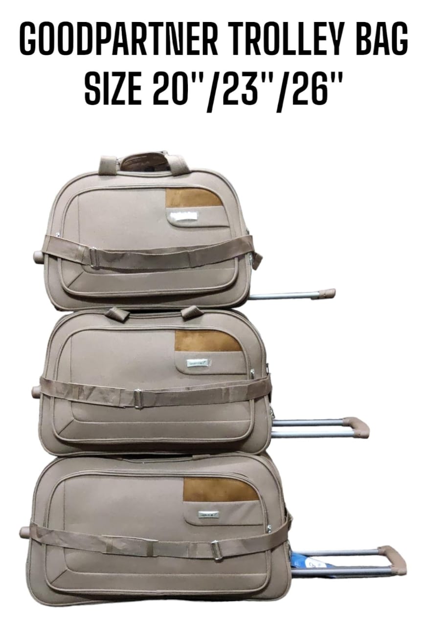 DISCOUNTED OFFER GOODPARTNER trolley bagfor convenient movement. It is large and spacious enough for your belongings. Ideal for business trips or family vacations