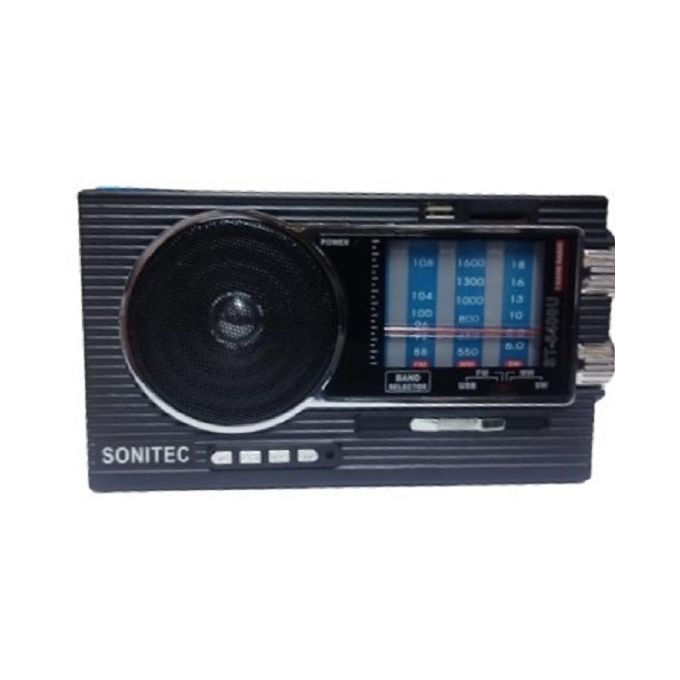 Sonitec Home Portable FM/AM 5 BAND Radio Lightweight ,dignified elegant appearance
Excellent integrated circuits
high sensitivity
360 degrees rotating antenna