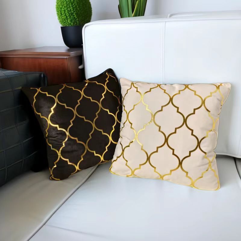 Gold prints casesThrow Pillow Covers to decorate your room in a simple and fashionable way. Suitable for couch, sofa, bed, car, seat, window seat, loveseat, living room, bedroom, floor, bench, office,