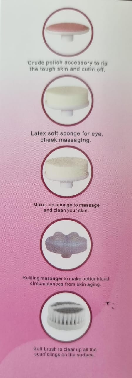 GET YOURS TODAY 😇😇*♦️5in1 beauty care massager now available in 3 colours Multi-function 5 in 1 Deep cleansing, facial cleanser, face spa skin care exfoliating brush, latex sponge, rolling massager,