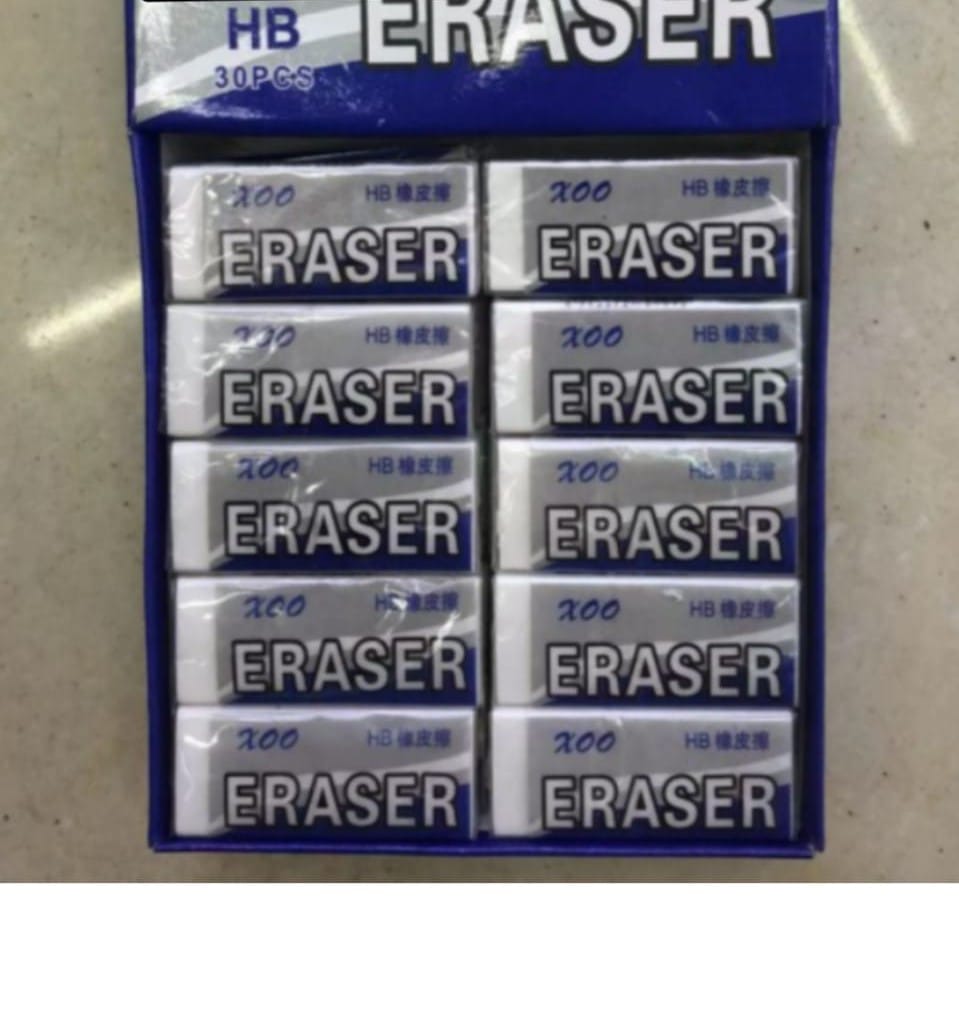 (MADE A PENCIL WRITTNG WRONG??KEEP COOL)30PCS Use the new HB eraser. Fast eraser and it's non-tear. It's dust free hence keep your work neat and clean
