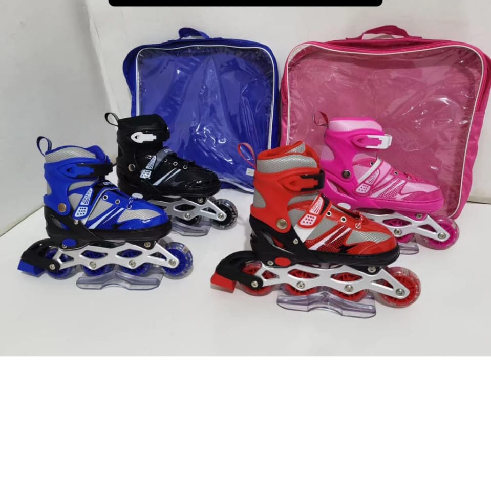 (UNLOCK YOUR FULL POTENTIAL) with the new speed roller skate shoes. High quality rollerskating shoes. Excellent elasticity and abrasion resistance.Small, Medium,large size.