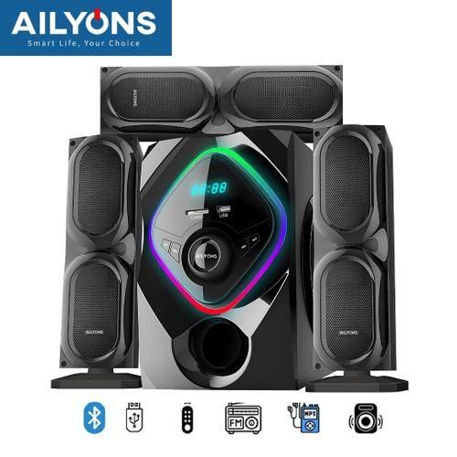 🥳🤯MIND BLOWING DEALS🤯AILYONS ELP3702K 3.1CH Subwoofer Home Theatre Multi Media Bluetooth Speaker System equipped with a variety of built-in add-ons such as Bluetooth, Auxiliary, USB, SD and FM