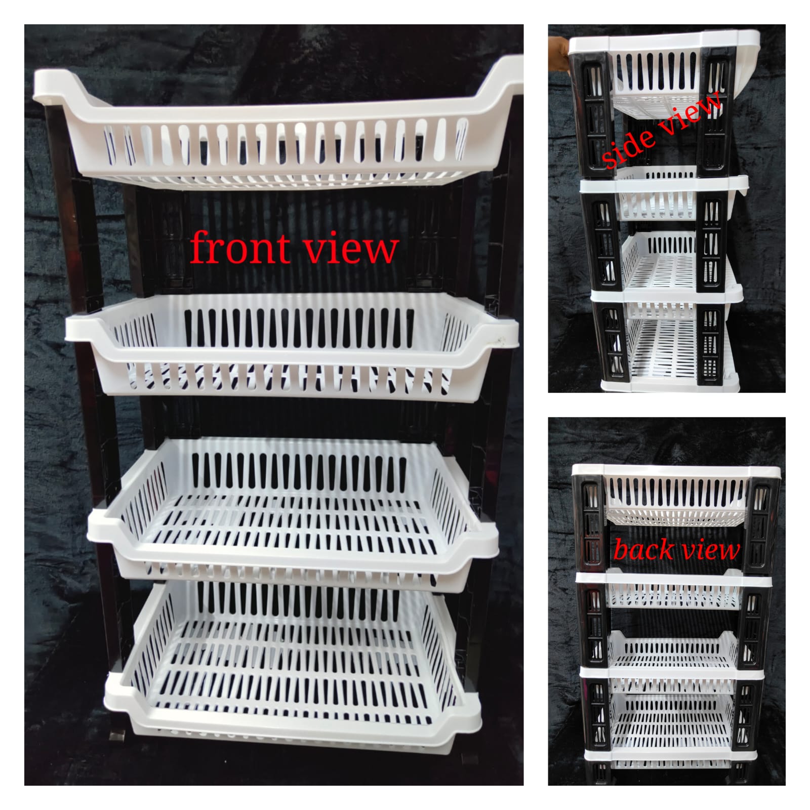 (SHOP SMART FOR LESS) on the new 4 tier Heavy duty dish rack. Made of quality material [ABS plastic] to support all your utensils weight and to last long. Easy to assemble, clean and use