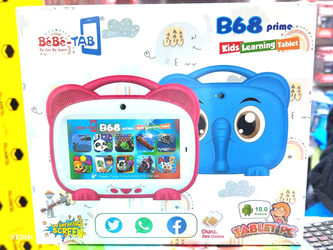 🥳 UPGRADE YOUR TECH GAME 😍 with  Bebe Tab B68  prime. Dual Sim Support. Quad Core Processor. 4Gb ROM + 128GB RAM.3000Mah battery