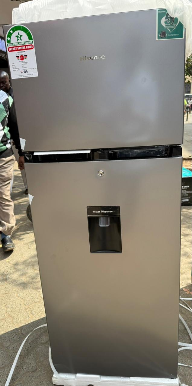 Hisense REF205DR 205L Double Door Fridge with Dispenser – Sleek, spacious, and energy-efficient! Keep your food fresh, drinks perfectly chilled, and enjoy instant hydration with the built-in water