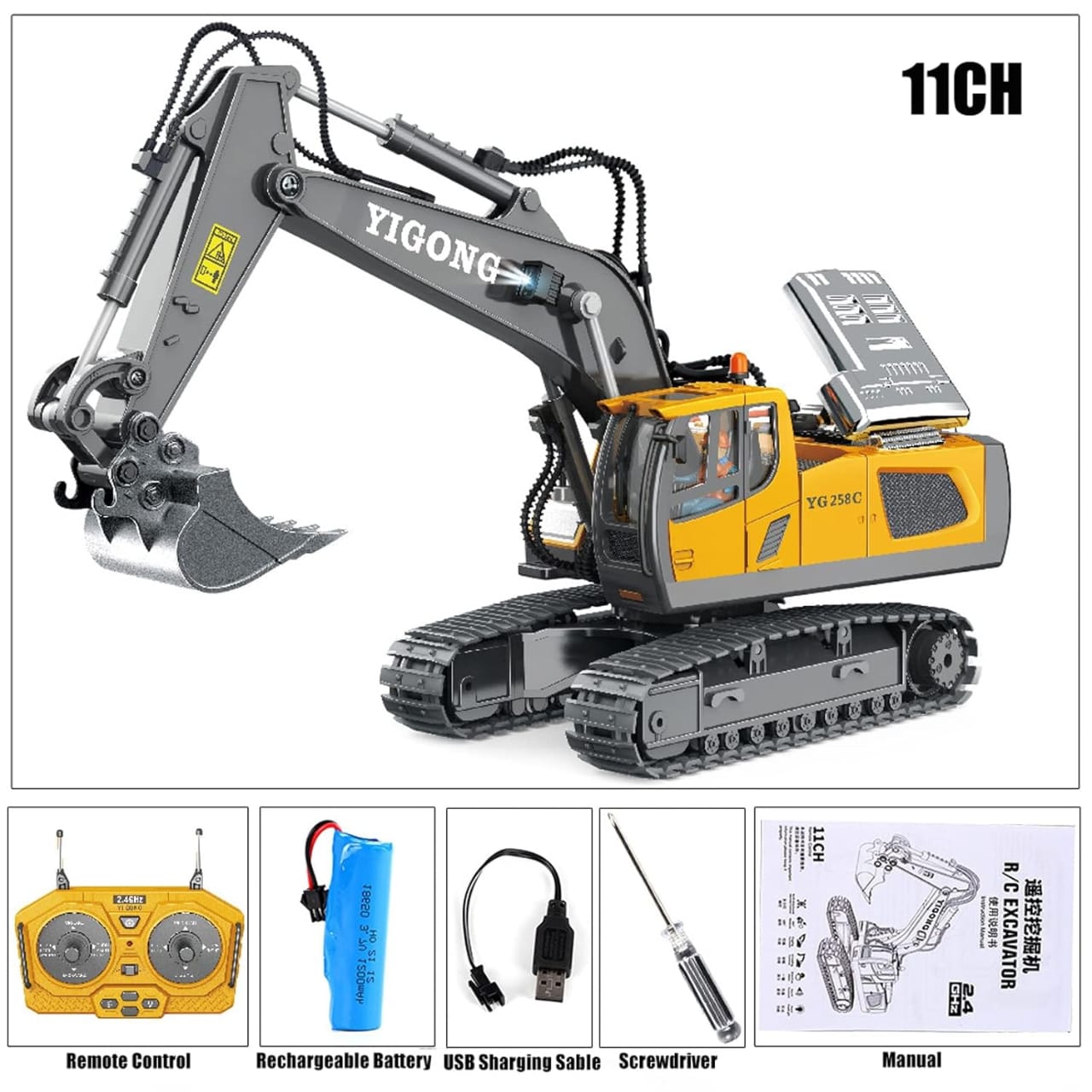 NEW ARRIVAL – KIDS RECHARGEABLE EXCAVATOR!.combines fun, learning, and adventure in one powerful toy. Its designed to bring adventure, creativity, and endless excitement right to your backyard. 🌟