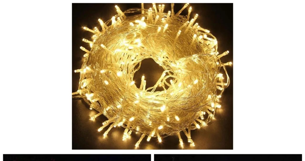 High-Quality 10 Metre Christmas Lights. Designed for elegance and brilliance, these lights bring a warm, enchanting glow that elevates any space with a touch of festive luxury.
