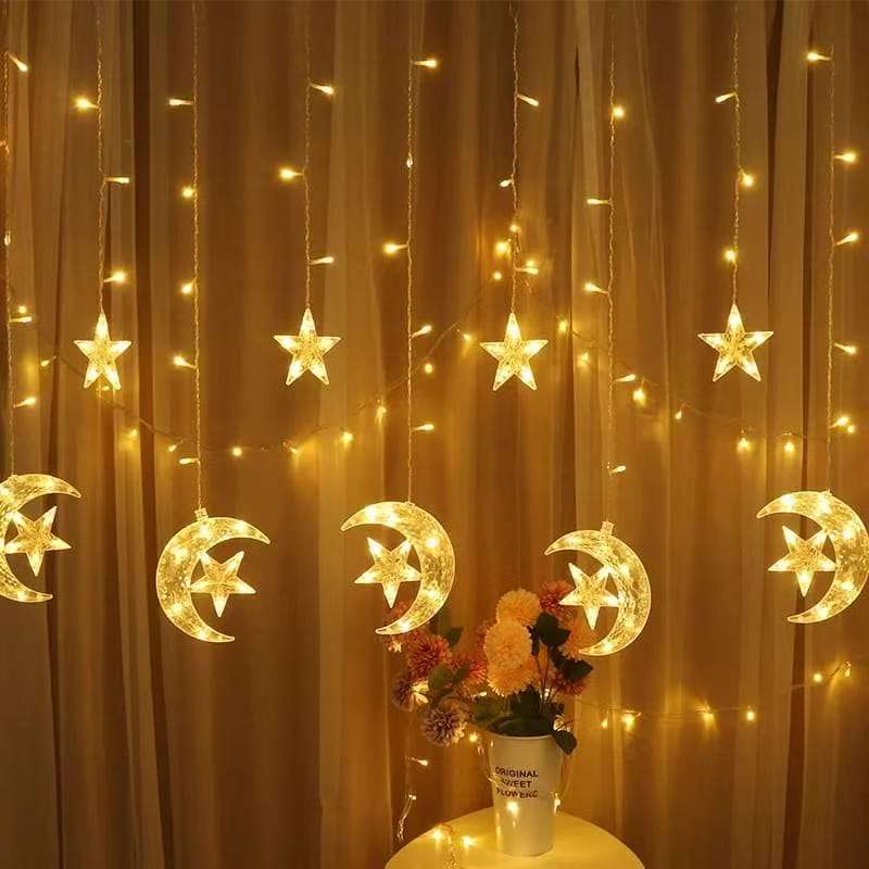 ✨🔵 STARS & MOON CHRISTMAS LIGHT DECORATIONS ✨
Perfect for Xmas • Bedroom • Parties • Outdoor Decor 🌙⭐Bring magical sparkle into your home with these beautiful Stars & Moon LED lights —