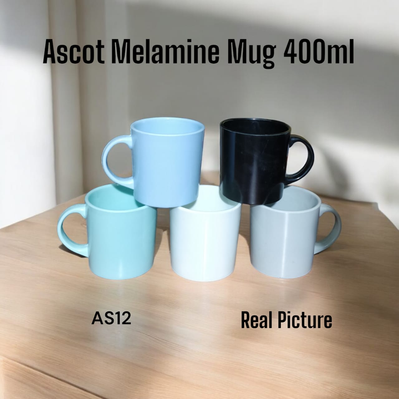 Ascot Melamine Mug 400ml –
Durable and lightweight melamine mug ideal for everyday use. Designed to resist breakage, making it perfect for home, office, school, or outdoor use. Easy to clean and comfo