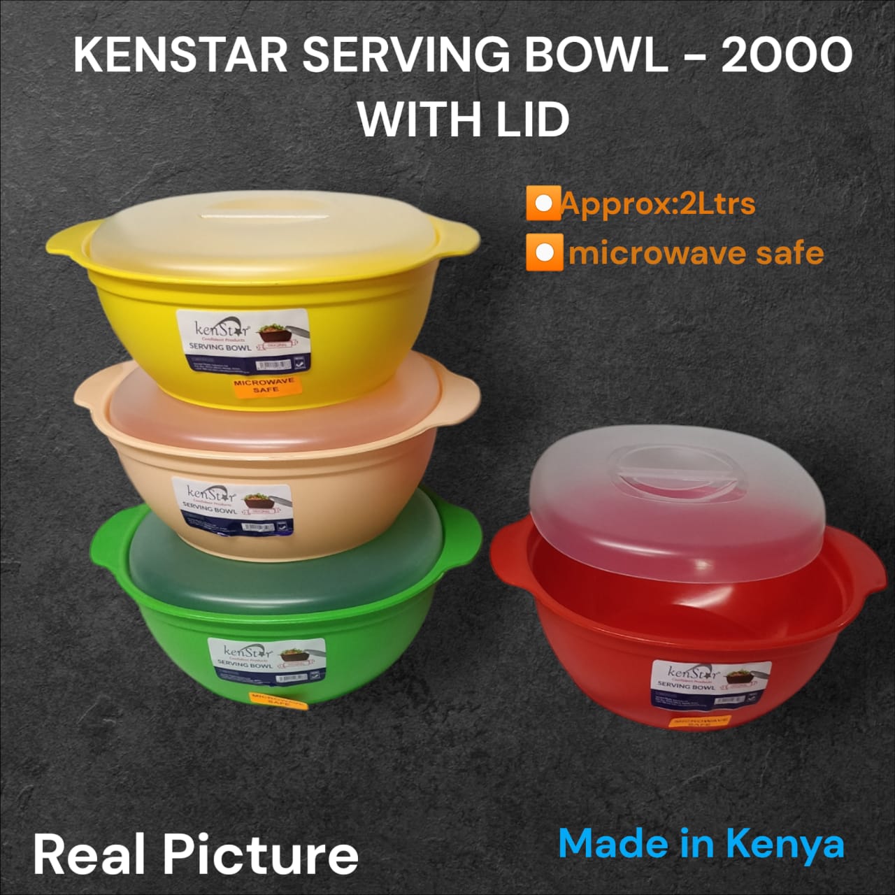 Kenstar Microwave-Safe Serving Bowl with Lid – Smart, Stylish & Super Convenient 🍲
Upgrade your kitchen with the Kenstar Microwave-Safe Serving Bowl with Lid, designed for modern cooking and effortle