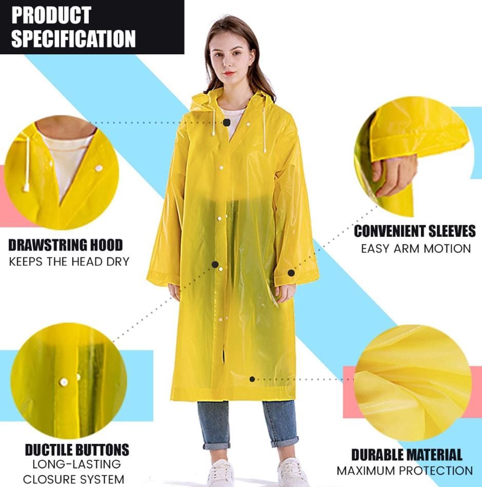 Unisex Kids/Children Boys Girls Adults Men Women/Ladies LIGHTWEIGHT Waterproof Rain coat Raincoat Poncho Jackets