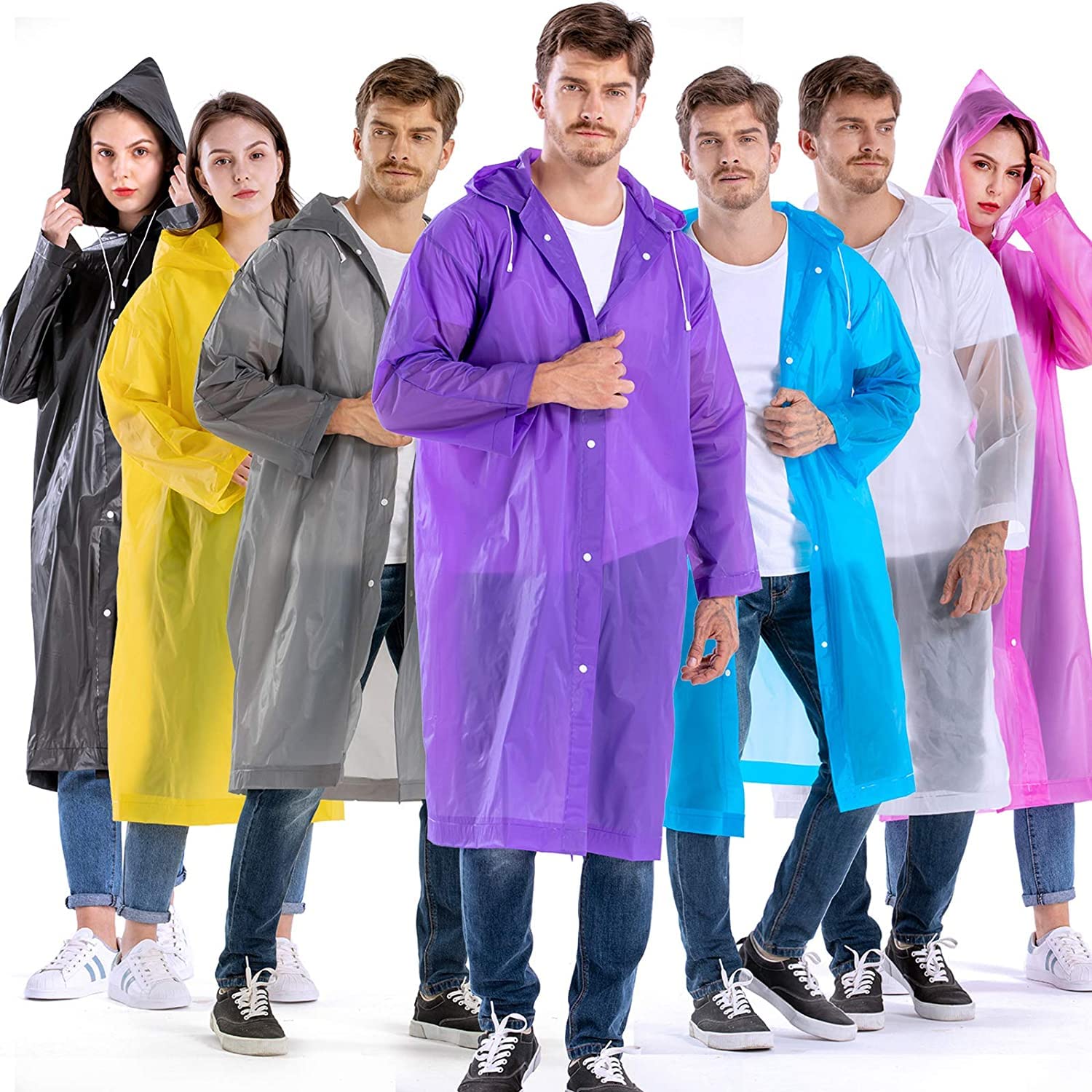 Unisex Kids/Children Boys Girls Adults Men Women/Ladies LIGHTWEIGHT Waterproof Rain coat Raincoat Poncho Jackets