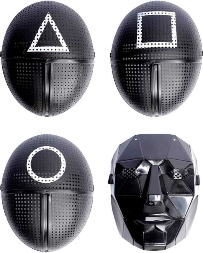 Halloween Masquerade Costume Party Cosplay SQUID Game Face Mask