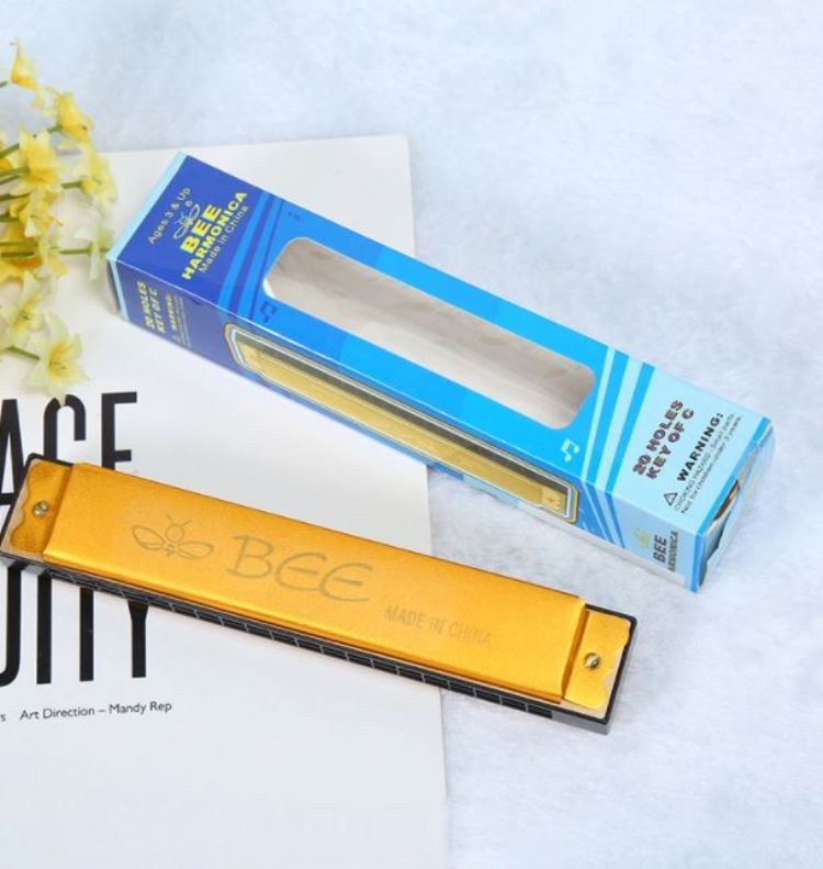 Mouth Organ Harmonica, Key of C Musical Instrument for Beginners, Adults & Kids