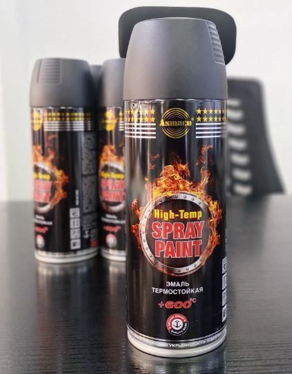 Multipurpose High Temperature Heat Resistant Spray Paint – For Engine, Exhaust & BBQ Stove