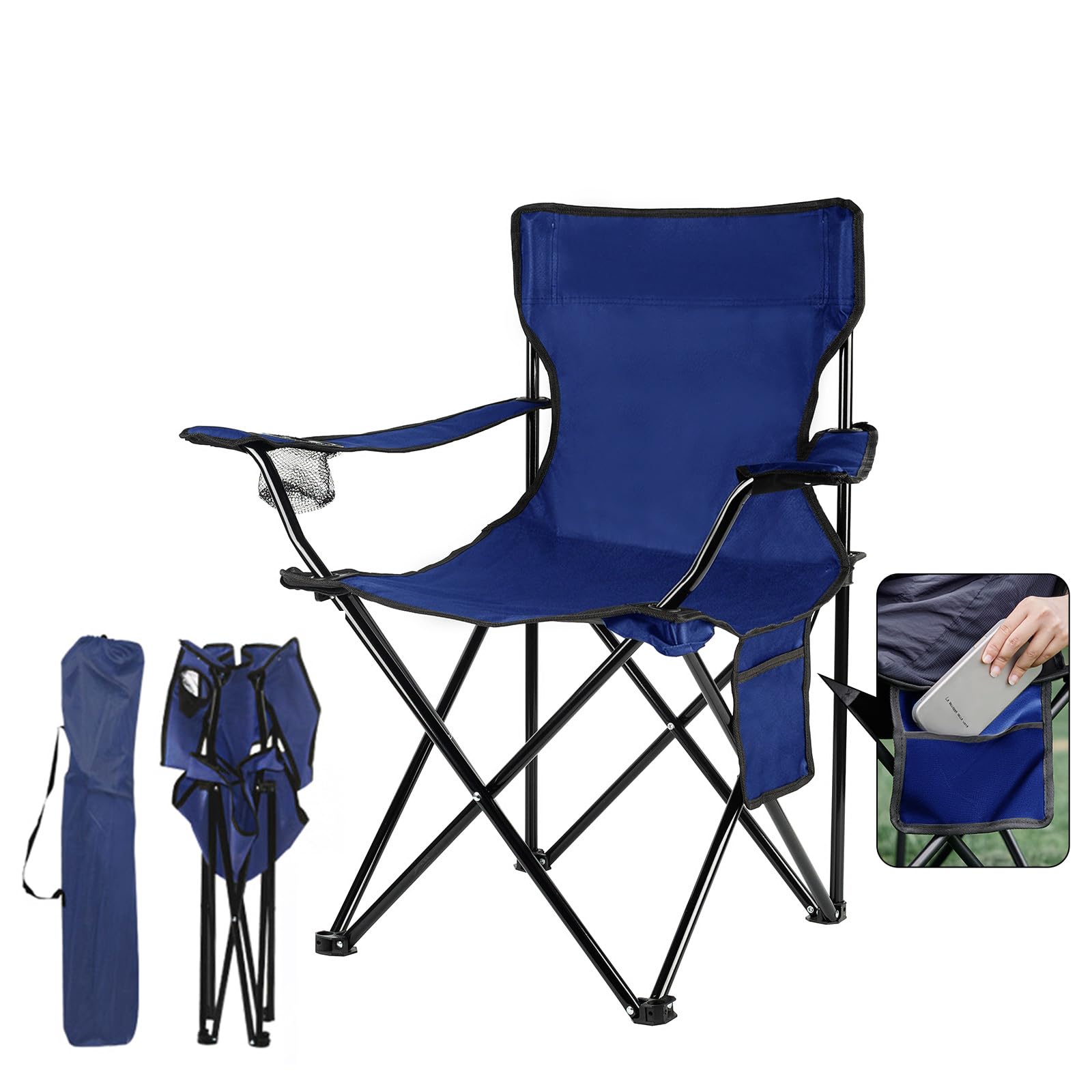 Foldable Camping Chair With Free Carrier Bag