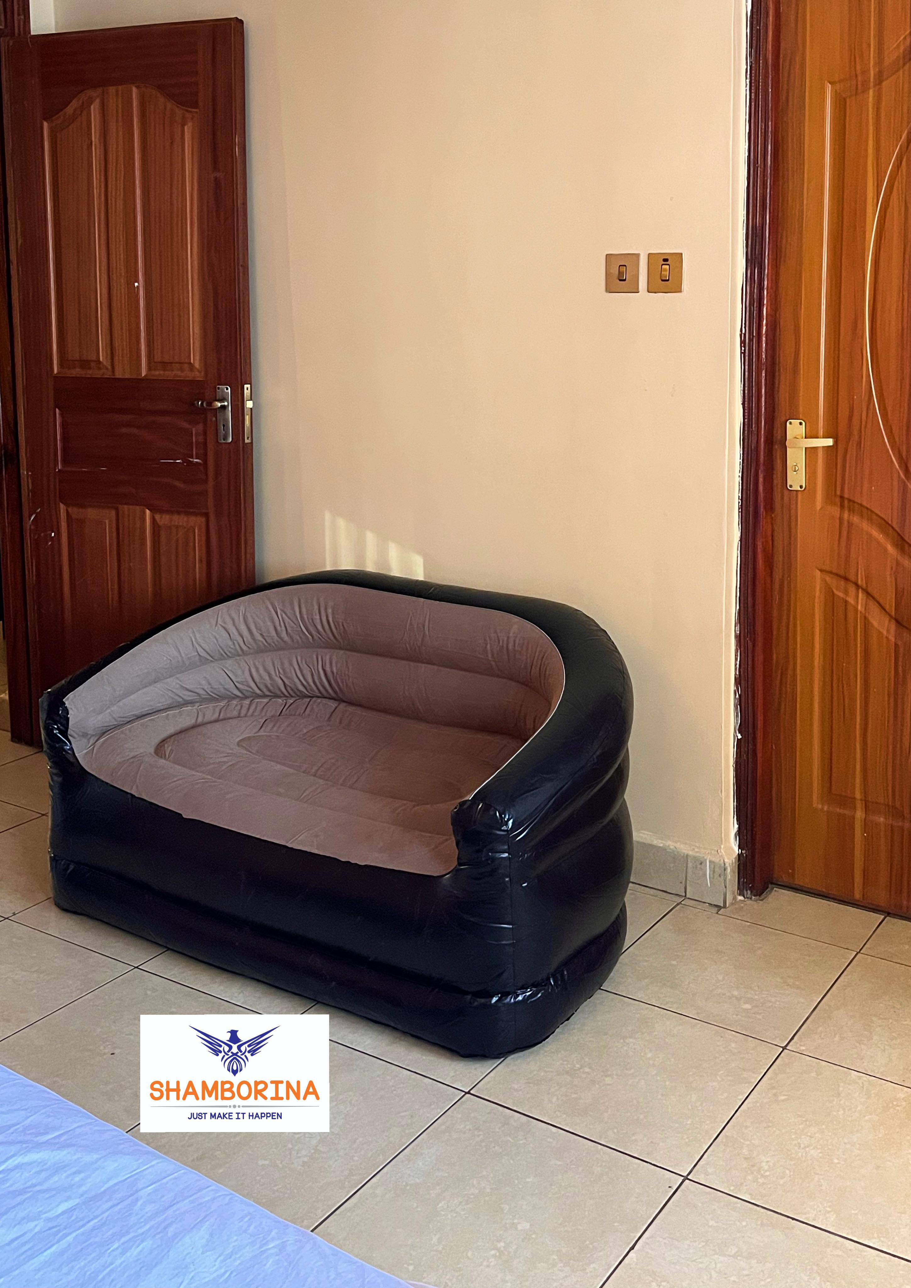 Inflatable 2-seater Sofa-bed With Pump