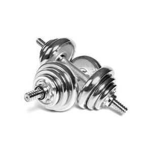 10 Kg Adjustable Chrome Dumbell weight training sets for home/office/gym workout