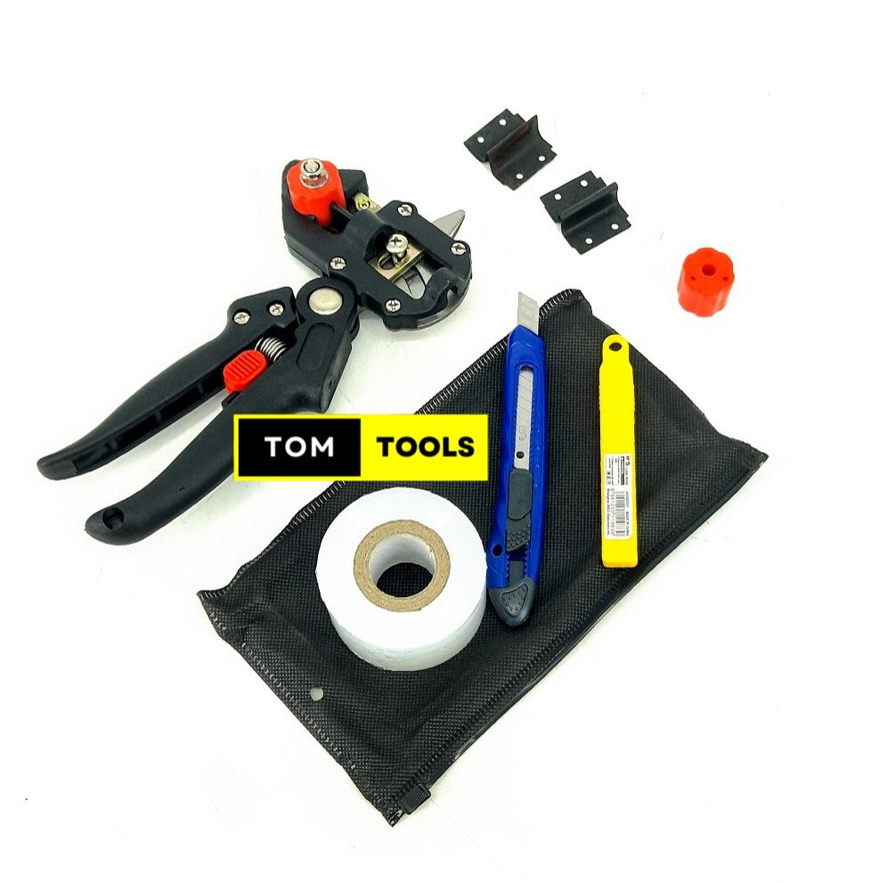 Professional Grafting Tool Kit with Grafting Tape, Utility Knife and Utility Blades