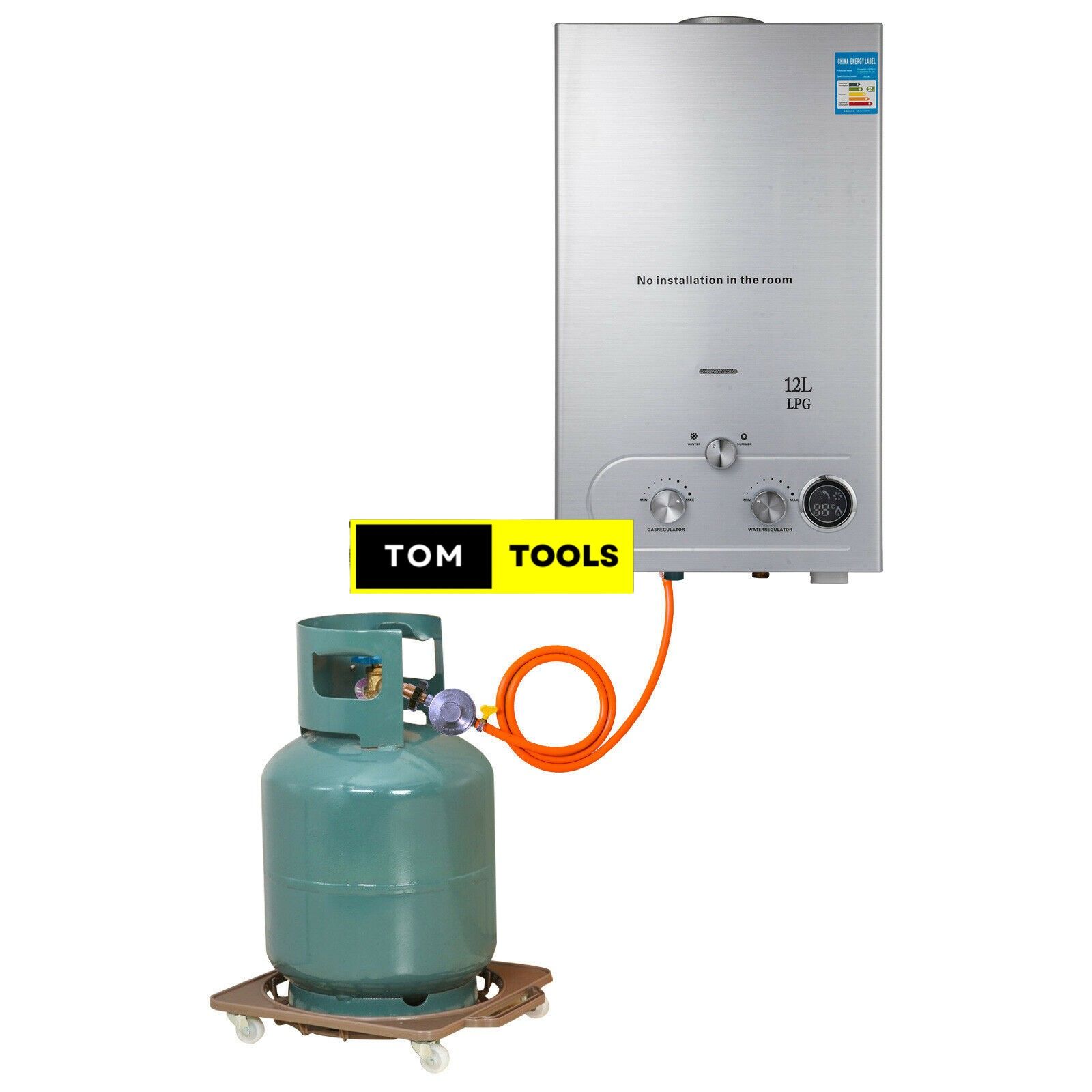 12L LPG Gas Instant Shower Tankless Water Heater