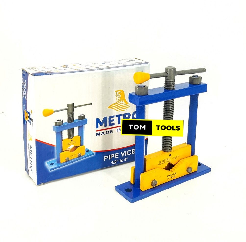 Metro ½ inch to 4 inch Square Pillar Type Pipe Vice