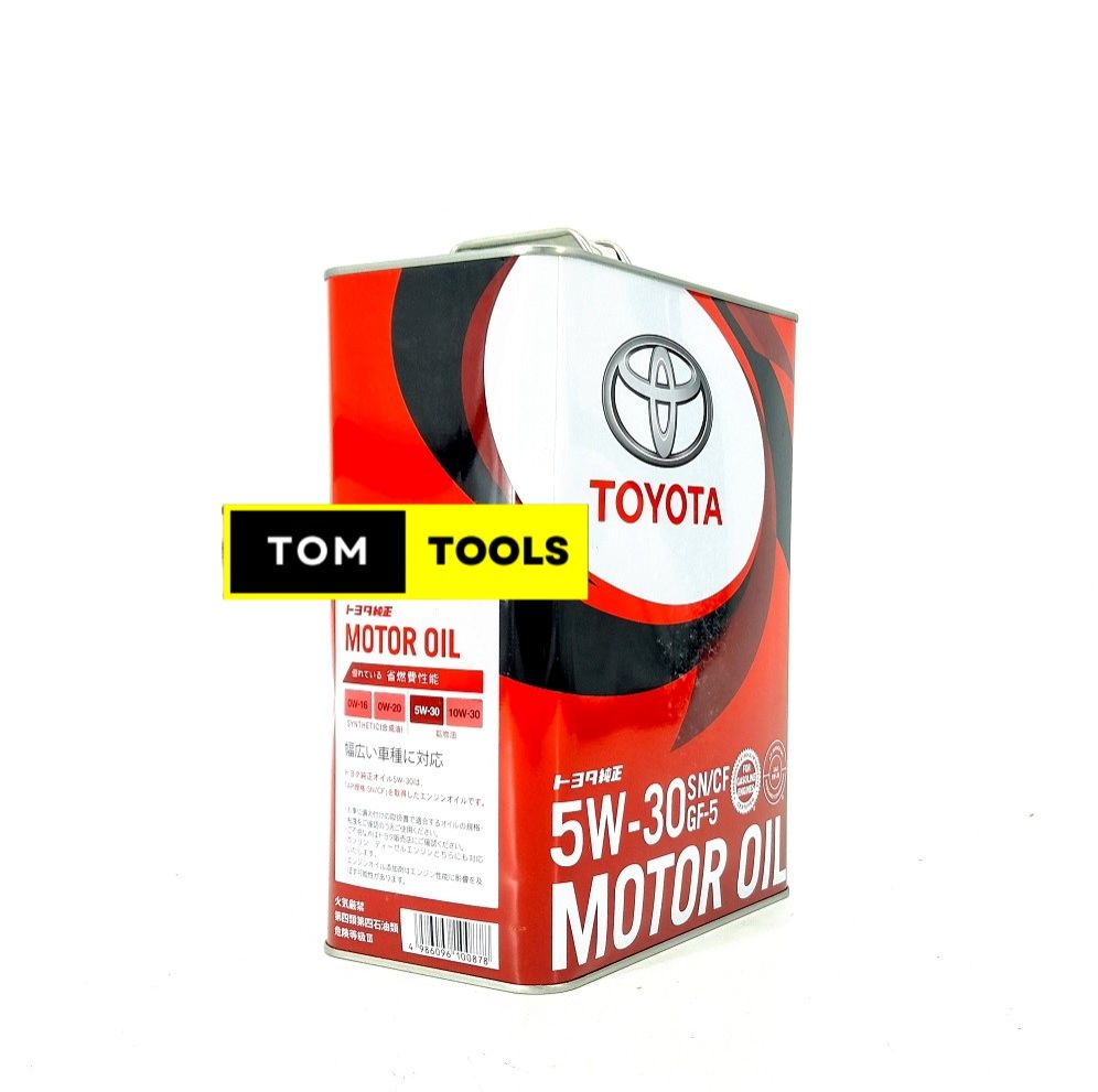 Toyota SN CF GF-5 SAE 5W-30 Fully Synthetic Engine Oil 4L