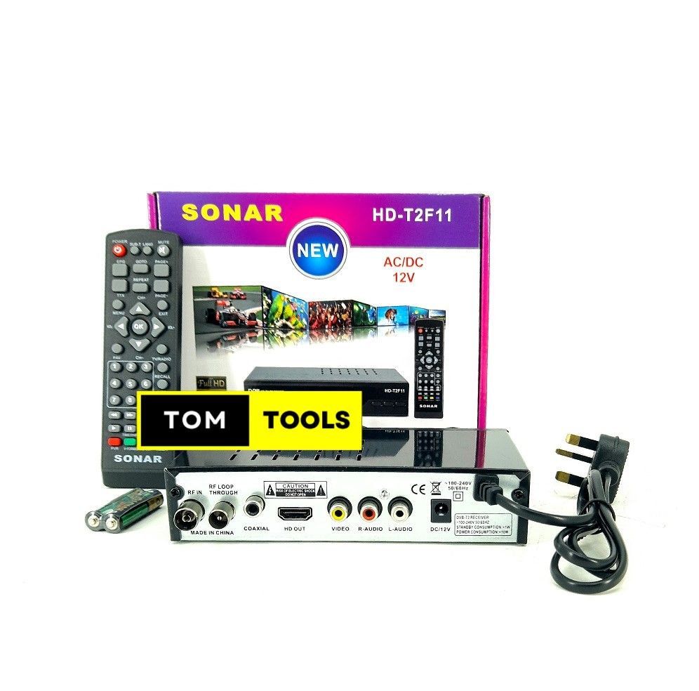 SONAR HDT2F11 Free to Air HD TV Receiver Decoder