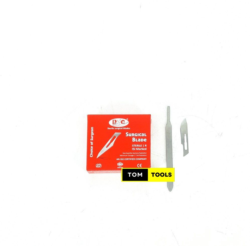 100PCS Sterile Surgical Blades and Stainless Steel Scalpel Handle