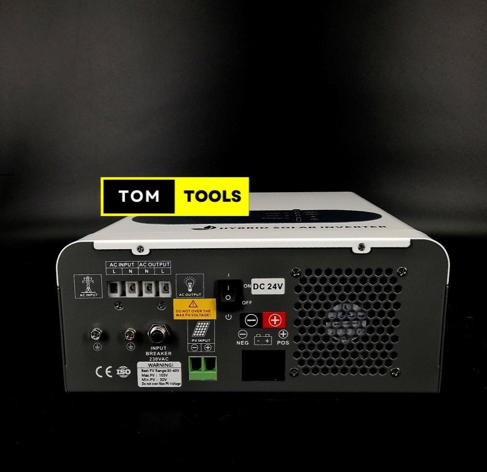1500W 1.5KVA 24V DC to AC 230V Pure Sine Wave Hybrid Inverter Off-Grid Solar Inverter Charger