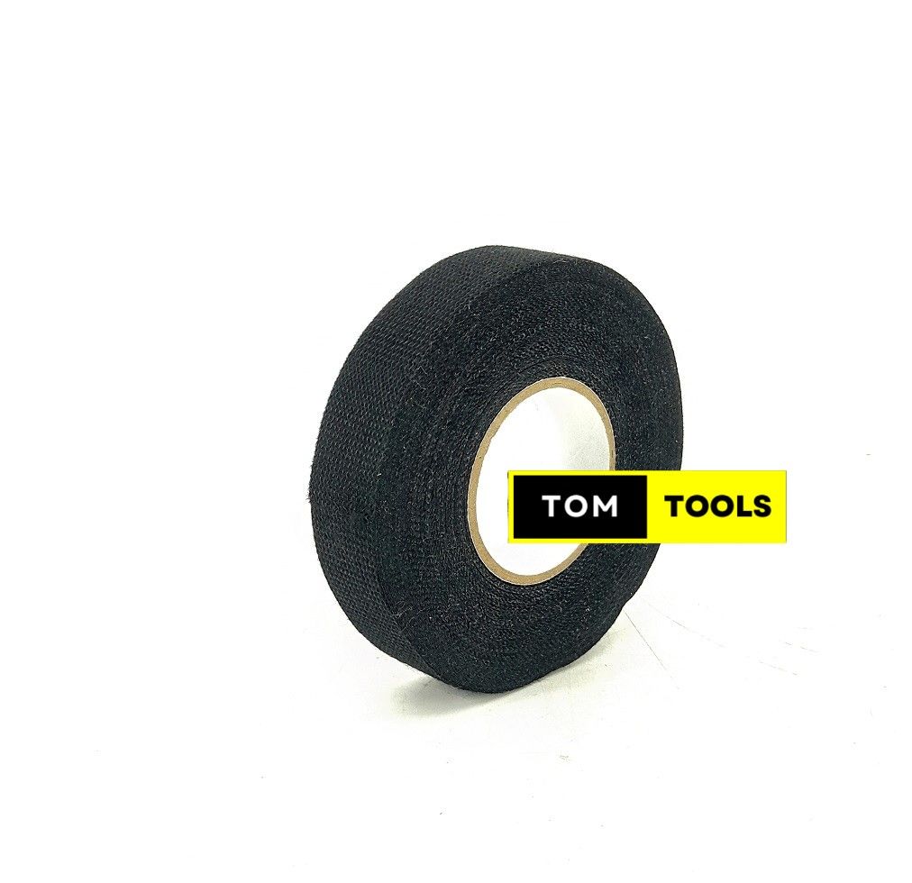 19mm x 12m Automotive Insulation Fabric Tape Heat-Resistant Adhesive Tape