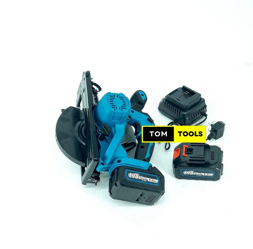 Cordless Circular Saw 7¼ INCH with Blade and 2 x 198Vmax Batteries