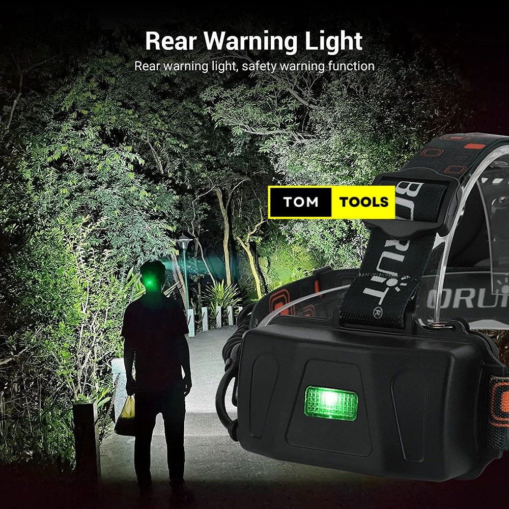 Rechargeable 3 LED Headlamp Head Torch