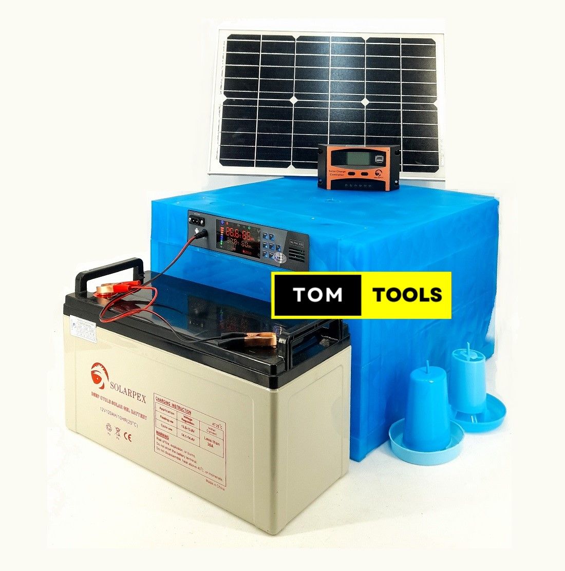 128 Eggs Fully Automatic Incubator Complete Solar Kit