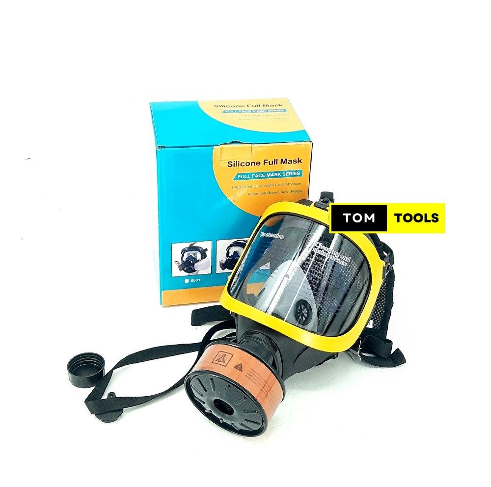 Silicone Anti Fog Full Face Respirator Mask with Activated Carbon Filter