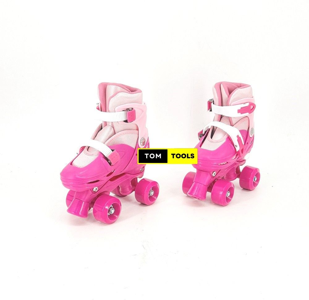 Size 28 - 34 Adjustable Kids Roller Skates Quad Skates