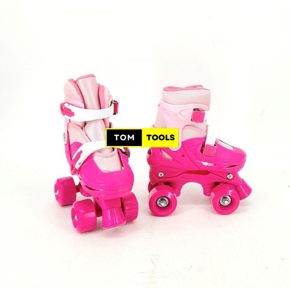 Size 28 - 34 Adjustable Kids Roller Skates Quad Skates