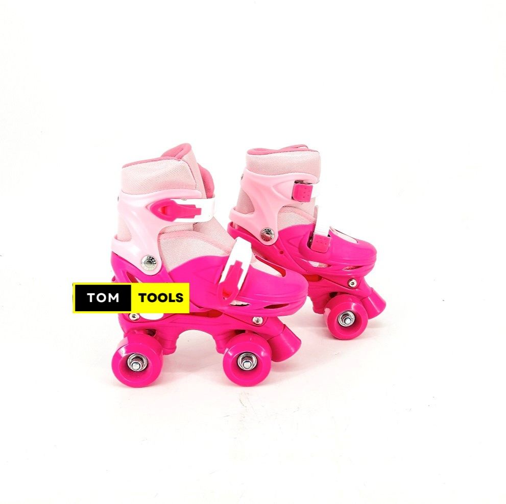 Size 28 - 34 Adjustable Kids Roller Skates Quad Skates