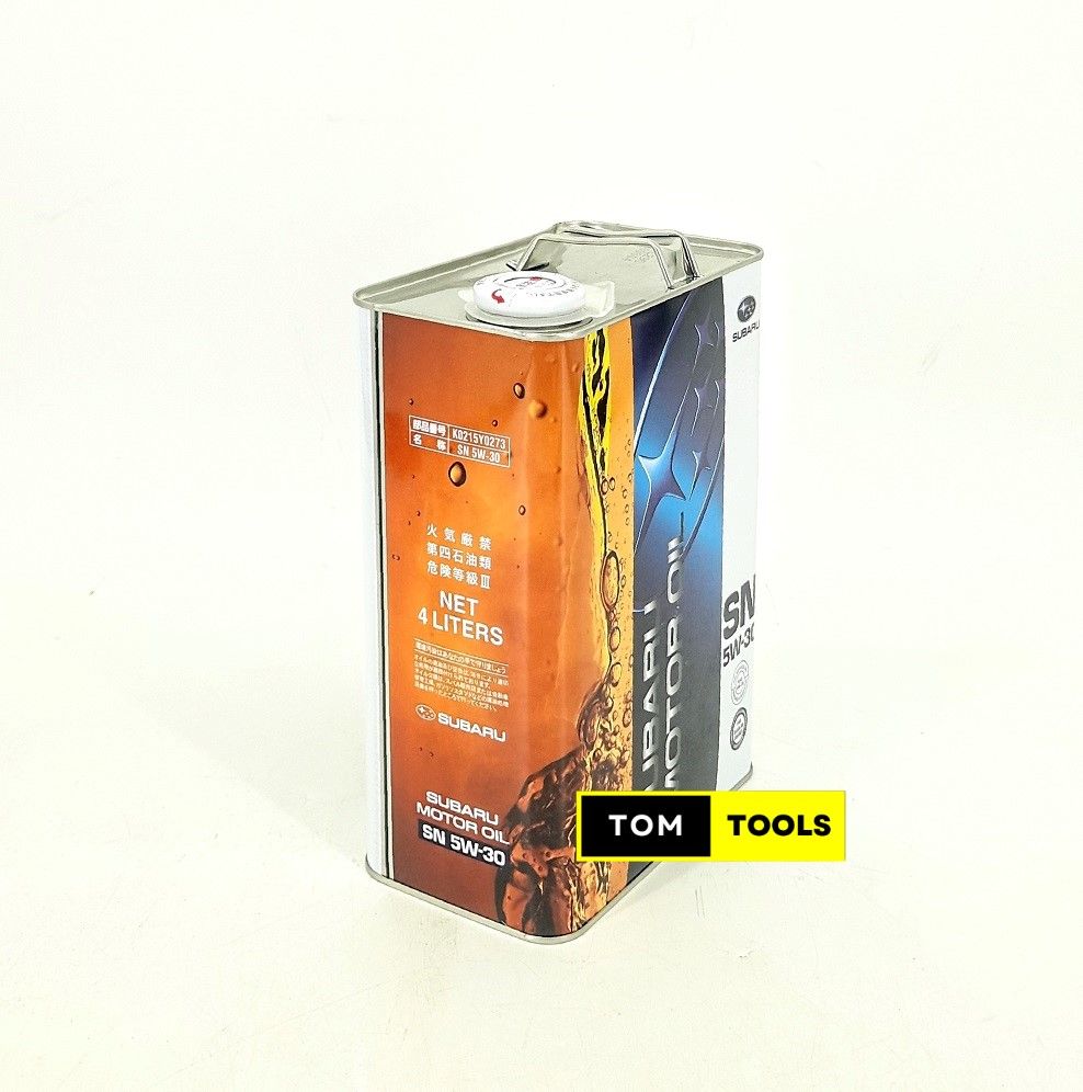 SUBARU Motor Oil SN SAE 5W 30 Fully Synthetic Engine Oil 4 Litres