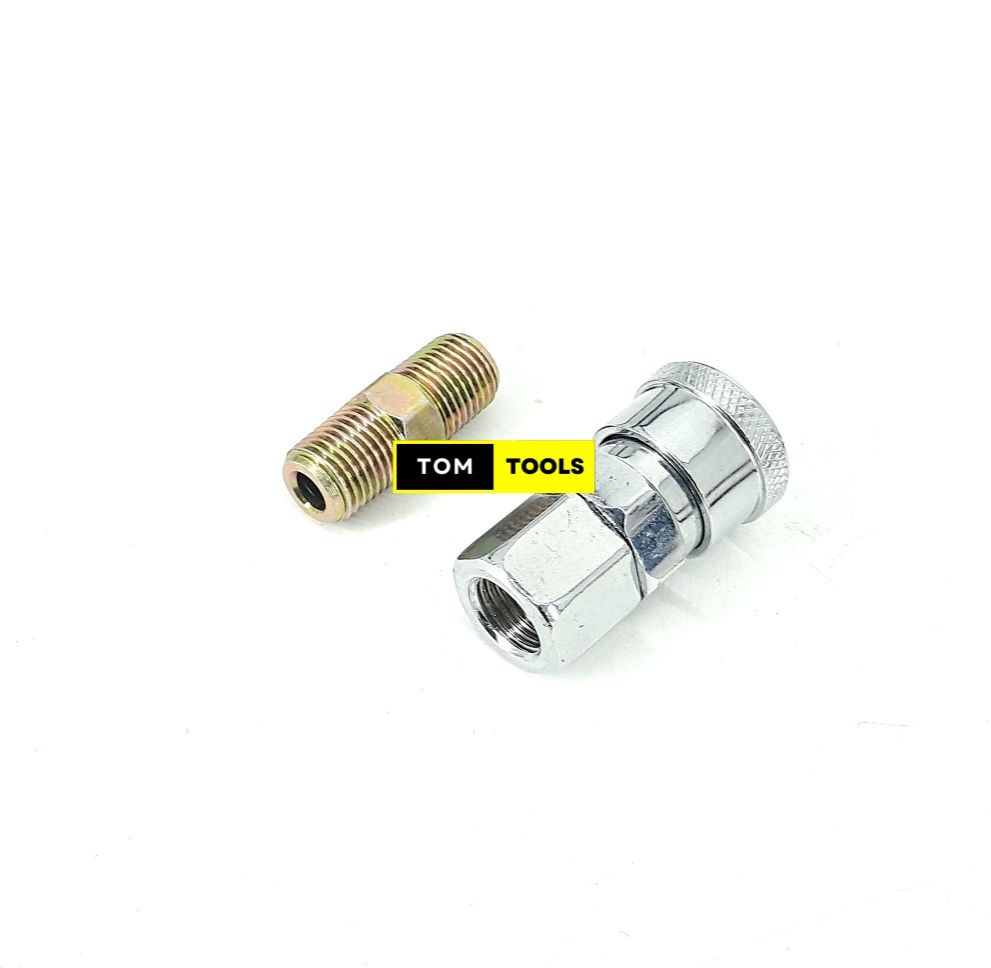 ¼ inch Pneumatic Air Hose Female Quick Coupler with Male Nipple