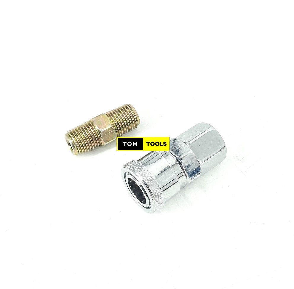 ¼ inch Pneumatic Air Hose Female Quick Coupler with Male Nipple