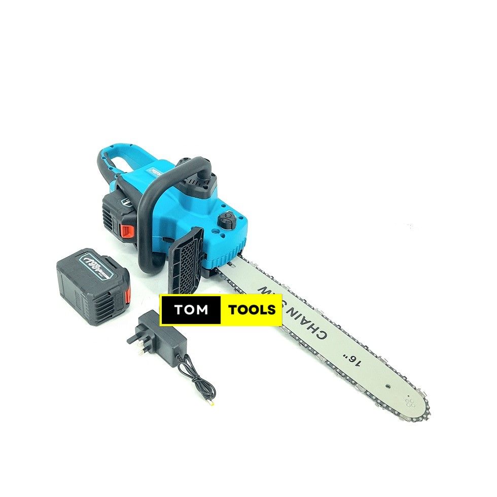 16 Inch 198V Brushless Rechargeable Cordless Chainsaw