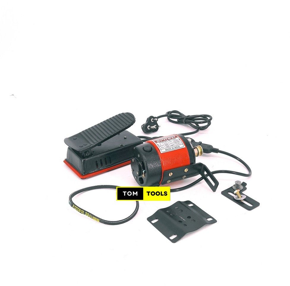 Large Sewing Machine Motor with Regulator Foot Pedal